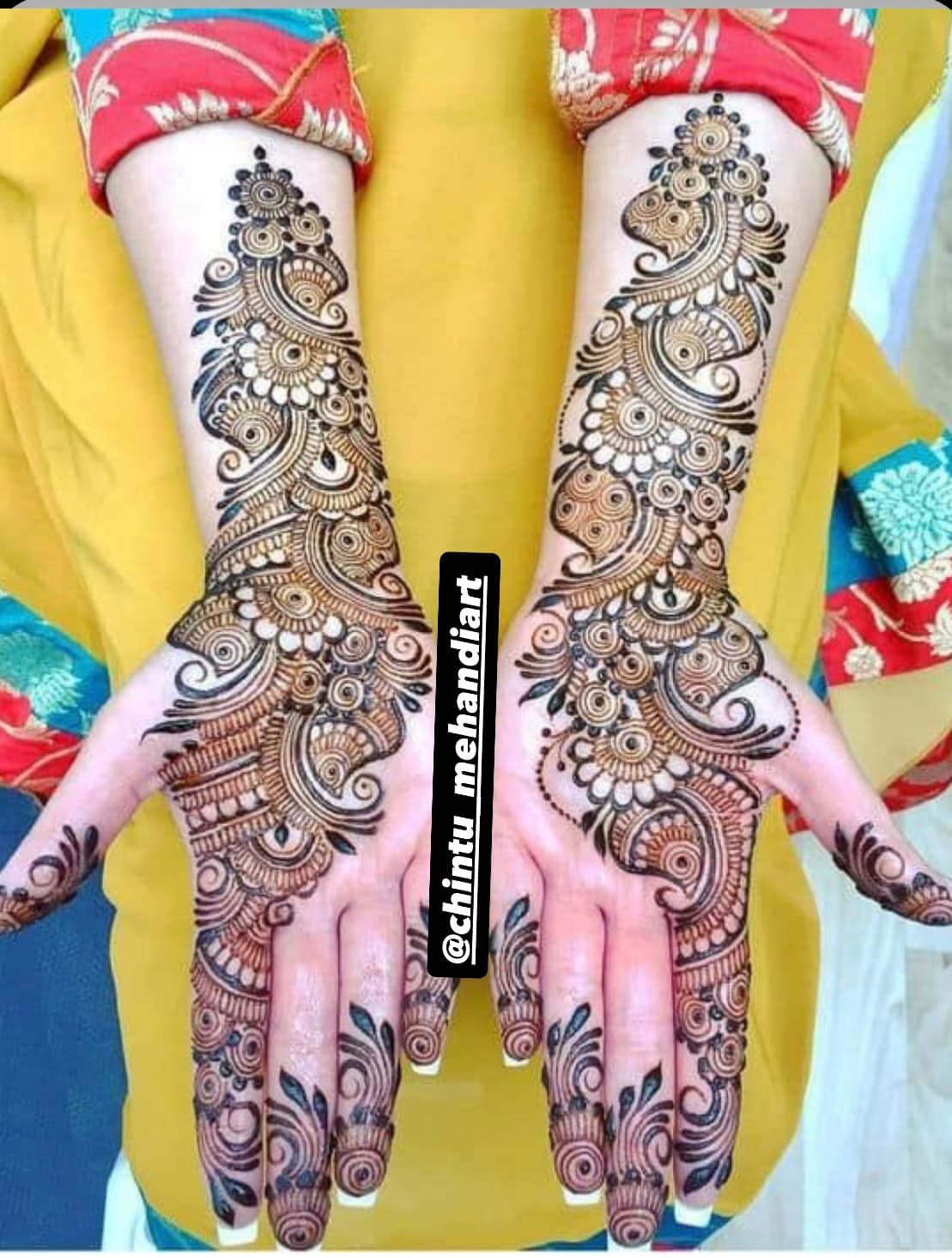 Arabic Mehndi Design Punjab