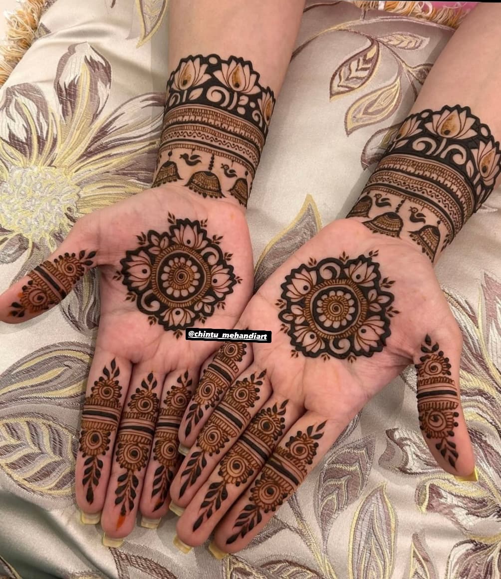 Flower Mehndi Design - Floral henna art